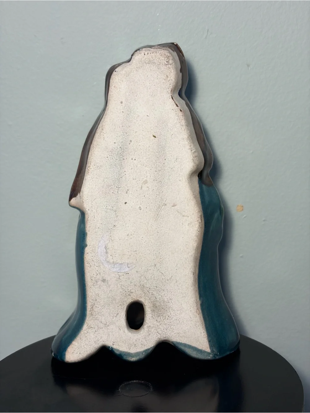 vintage ceramic majolica 1950's wall pocket planter